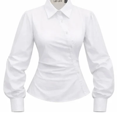 blusa blanca clasica Ofelia Blusa Ofelia